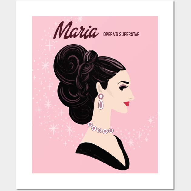 Hi Maria! Wall Art by Illustrating Diva 